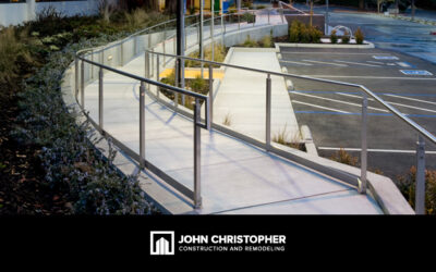Concrete ADA Ramp Installation for Handicap